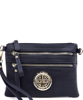 Fashion Logo Clutch Crossbody Bag WU001L DEEP SEA